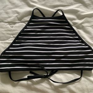 Aerie High Neck Swimsuit Top